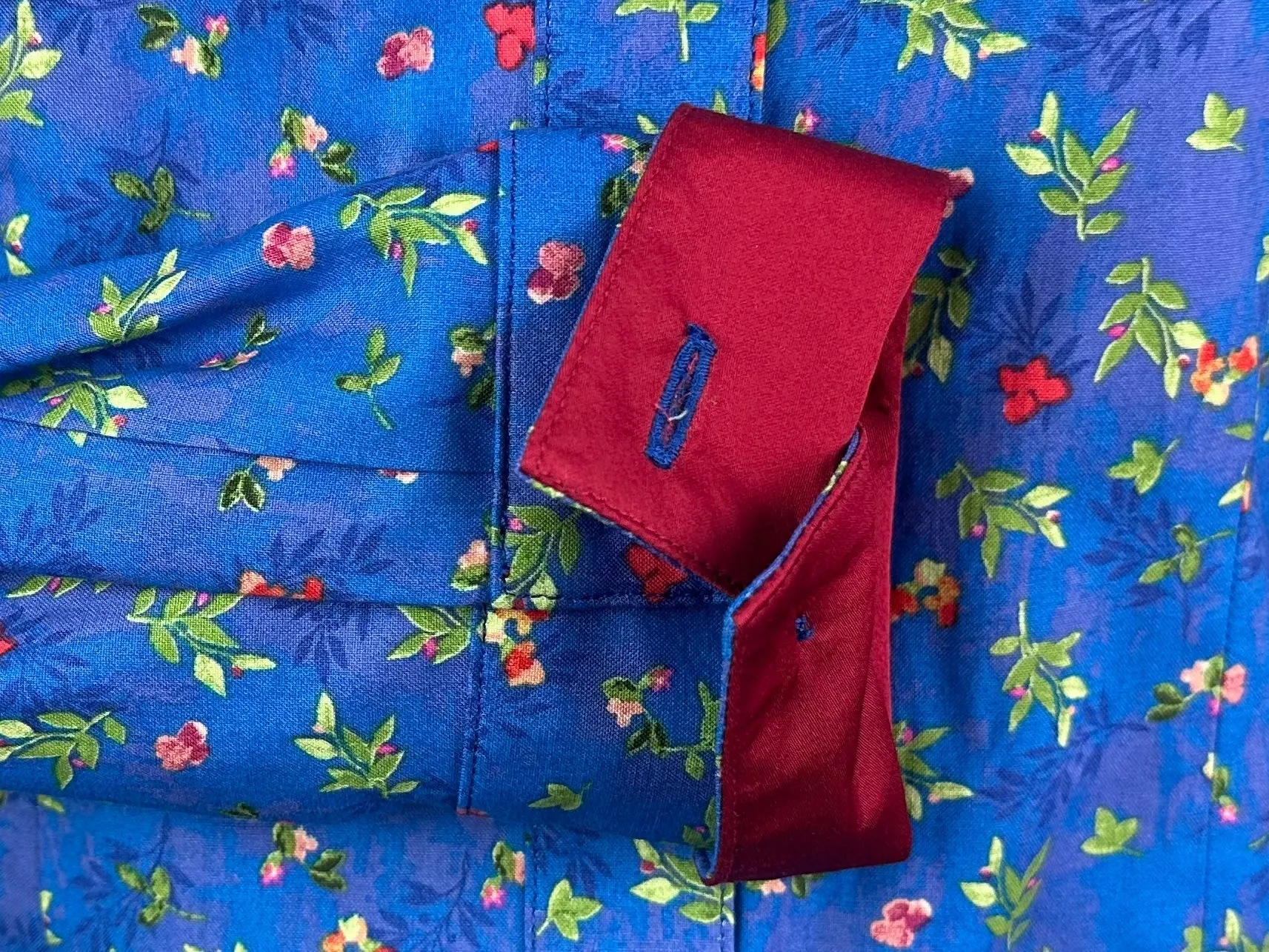 CR Western Pro Royal Floral-FINAL SALE