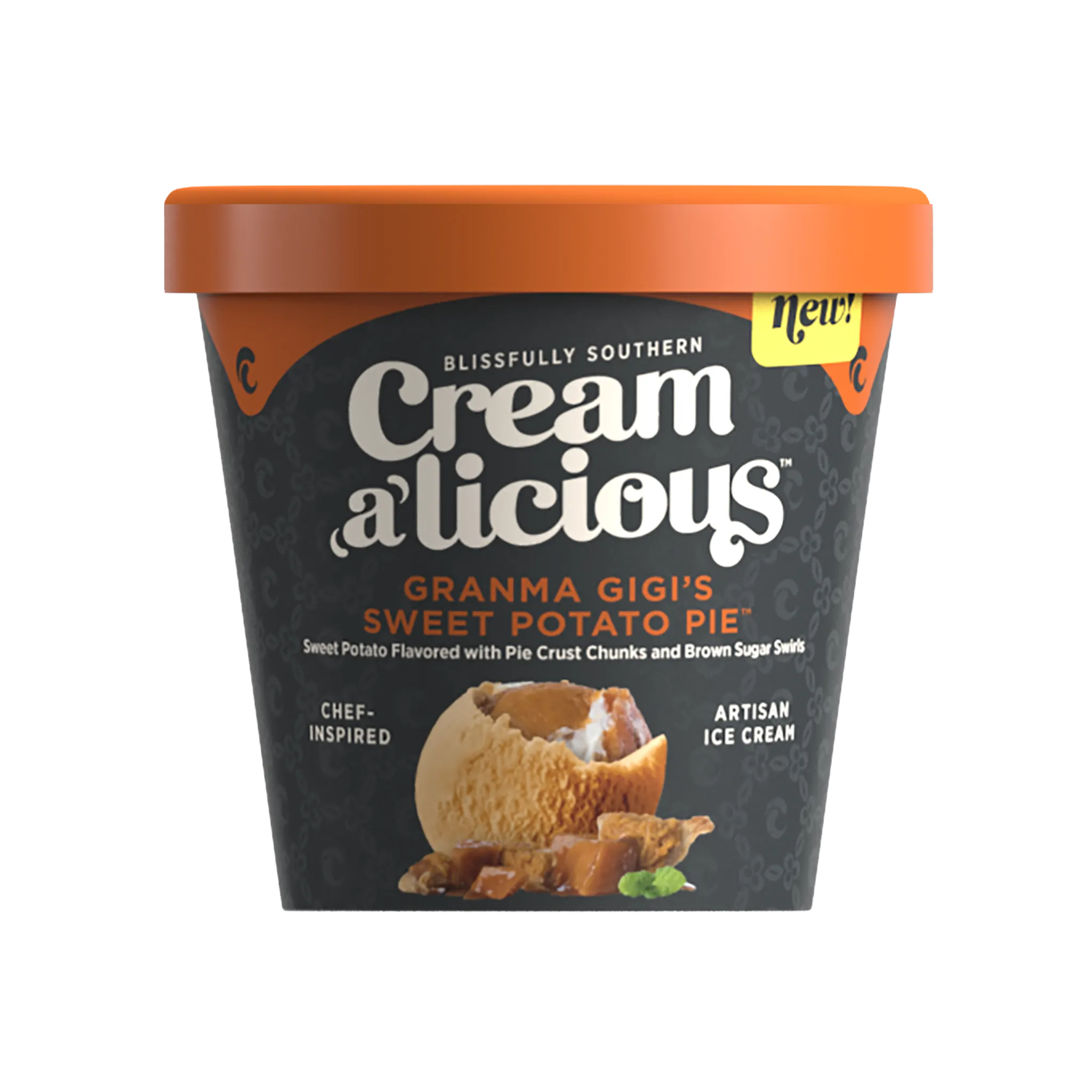 Creamalicious, Grandma Gigi Sweet Potato Pie (Pint)
