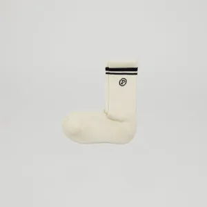 Crew Sock - Snow & Black