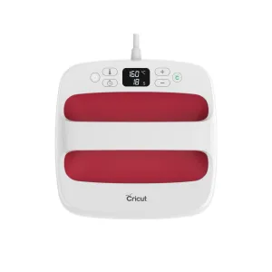 Cricut EasyPress 2 Raspberry 9"x9" | Heat Press Portable Lightweight Thick Heat Plate USB