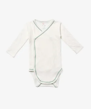 Crossbody One-piece, Seafoam Piping
