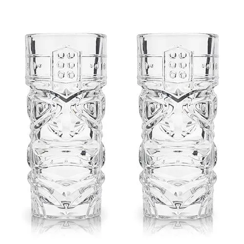 CRYSTAL TIKI GLASSES