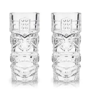 CRYSTAL TIKI GLASSES