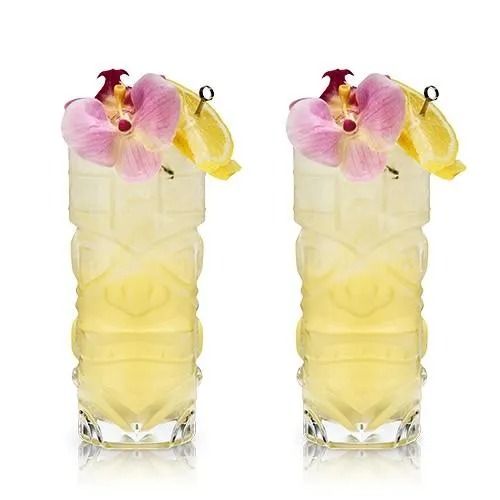 CRYSTAL TIKI GLASSES