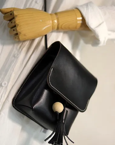 Cute LEATHER Small Side Bag Handmade WOMEN Phone Crossbody BAG Purse FOR WOMEN