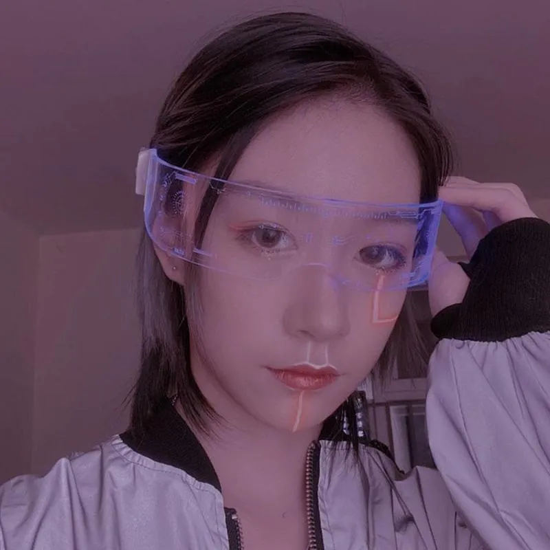 Cyberpunk LED Visor