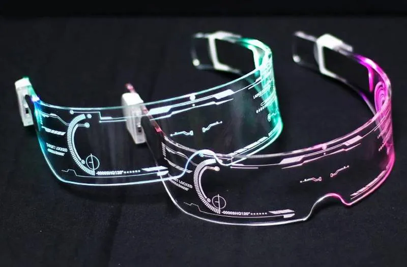 Cyberpunk LED Visor