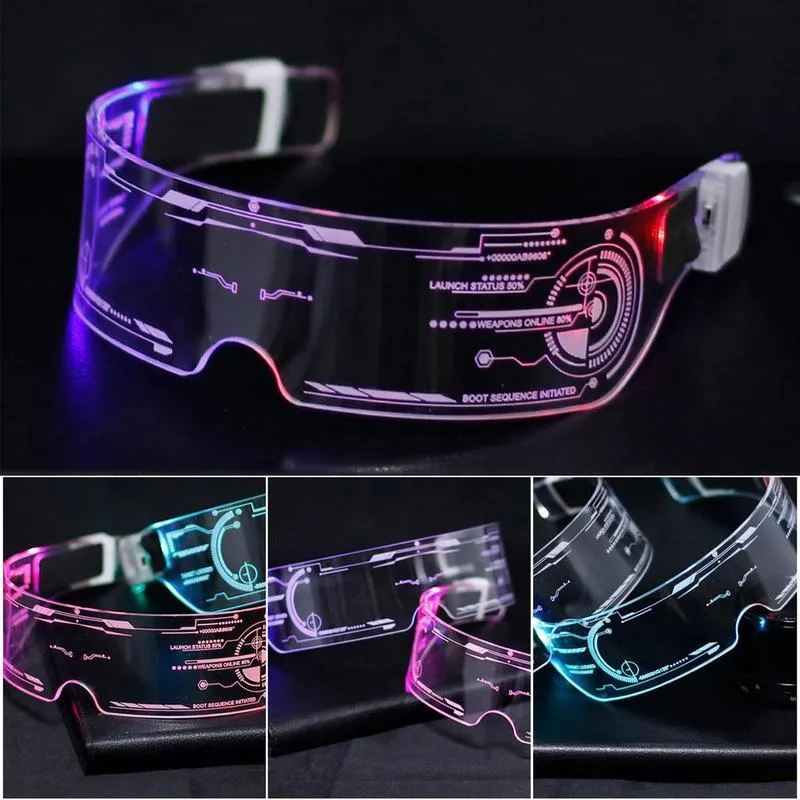Cyberpunk LED Visor