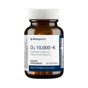 D3 10,000   K <br>High Potency, Bioactive Vitamin D with Vitamin K