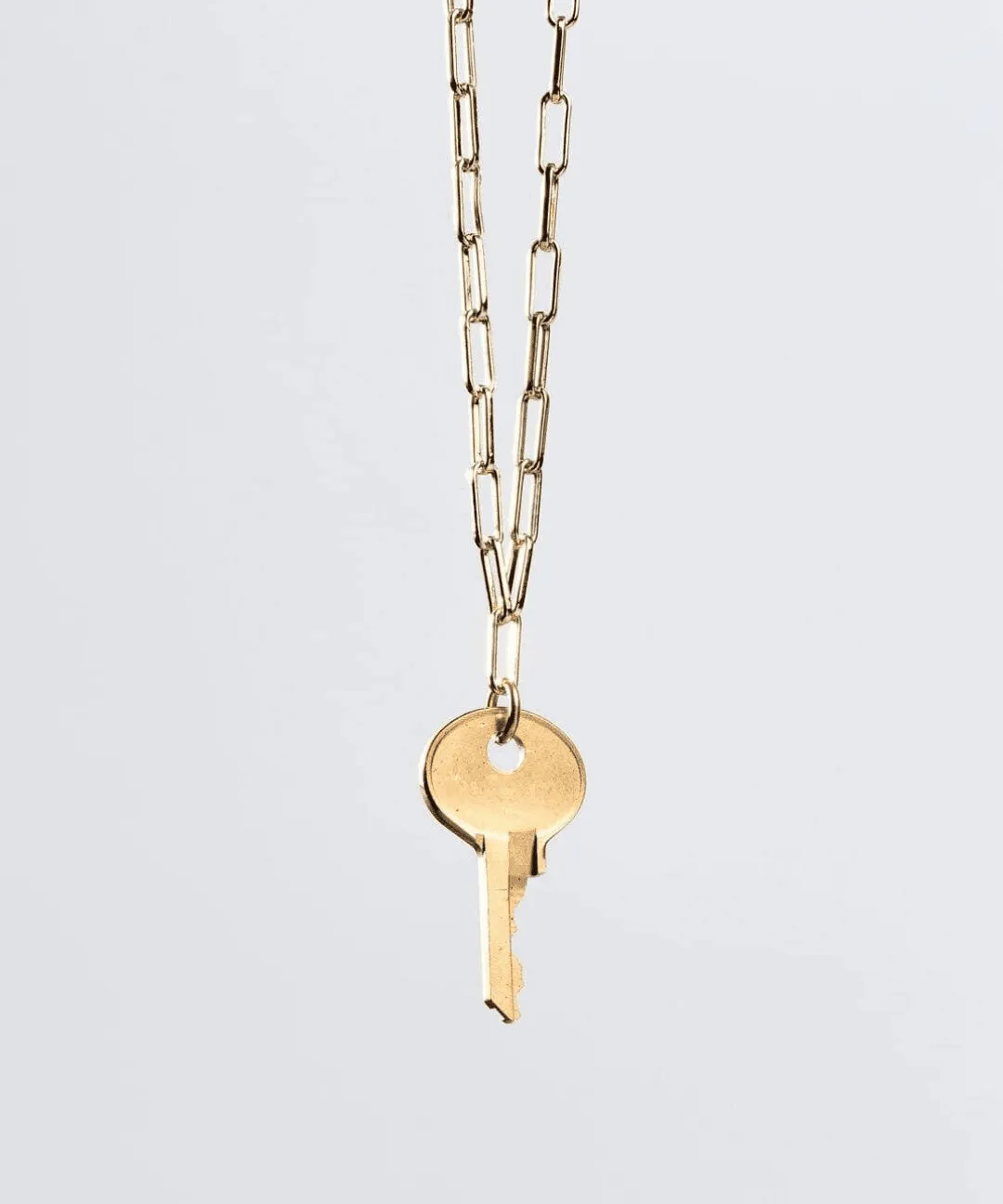 Dainty Emily Key Brooklyn Chain Necklace
