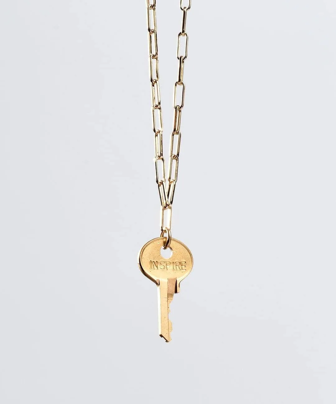 Dainty Emily Key Brooklyn Chain Necklace