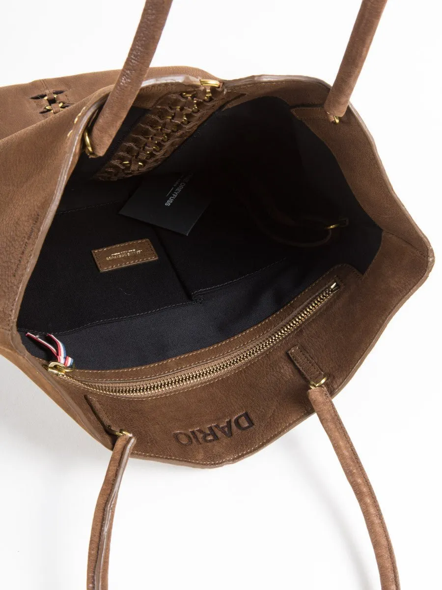 dario tote - kaki