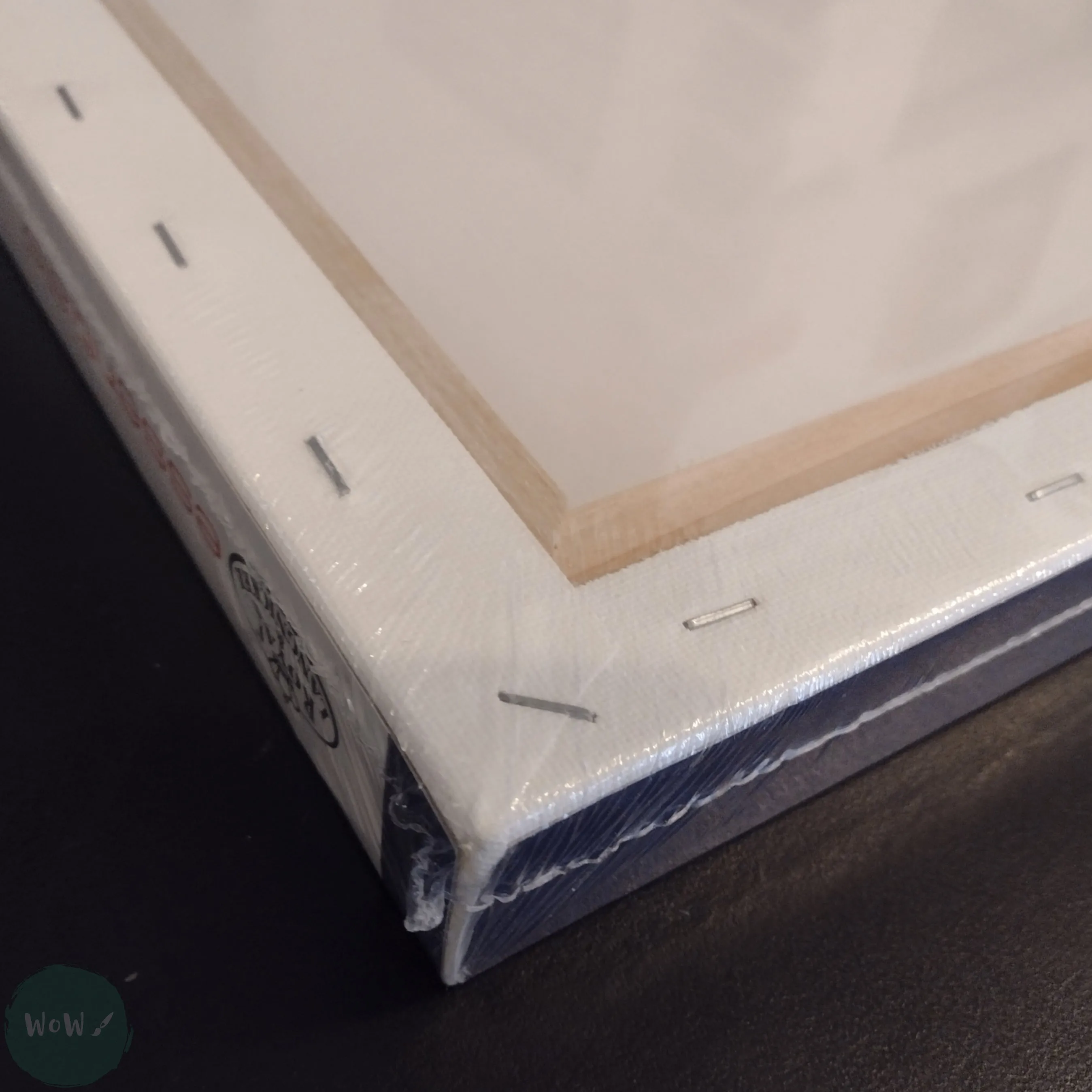 DEEP EDGE White Primed Stretched 100% Cotton Canvas – ESSENTIALS - 16 x 20”, 406 x 508 mm, SINGLE