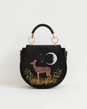 Deer & Moon  Saddle Bag