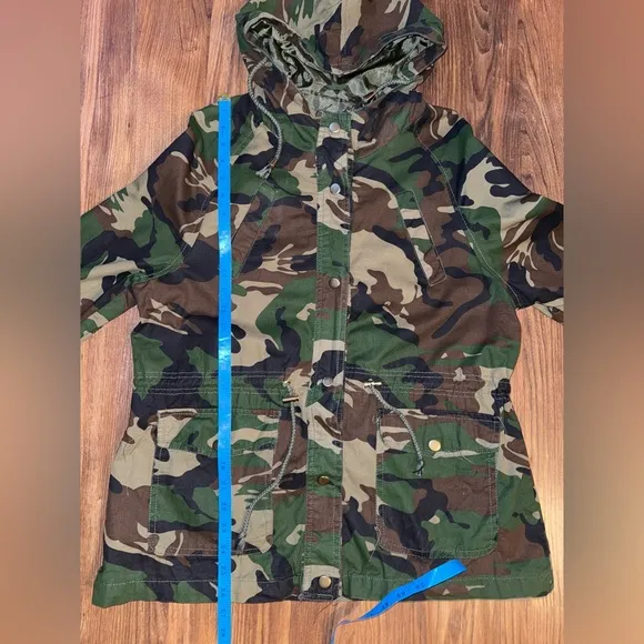 Delia’s Green Y2K Camouflage Utility Jacket size L