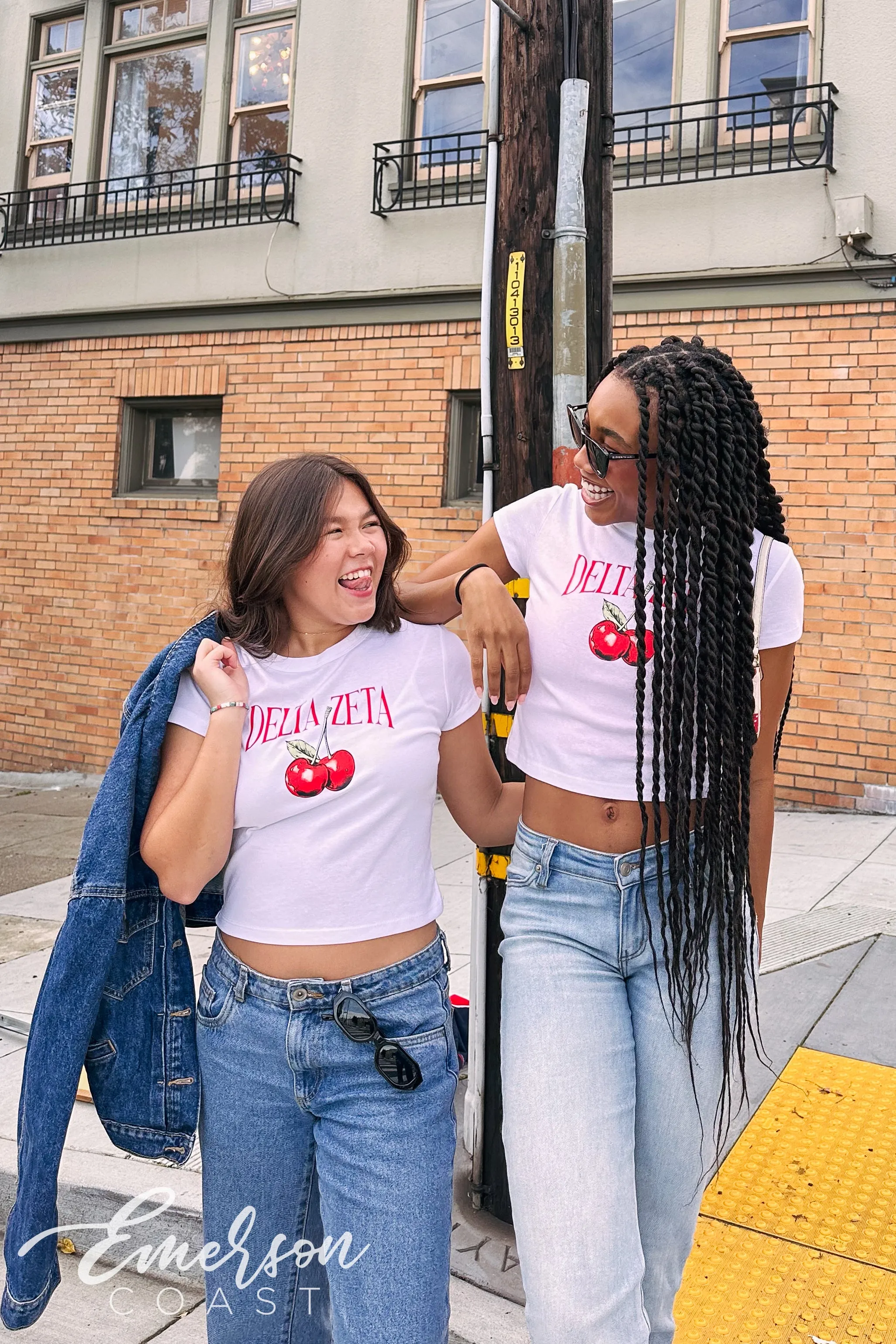 Delta Zeta Cherry Bomb Baby Tee