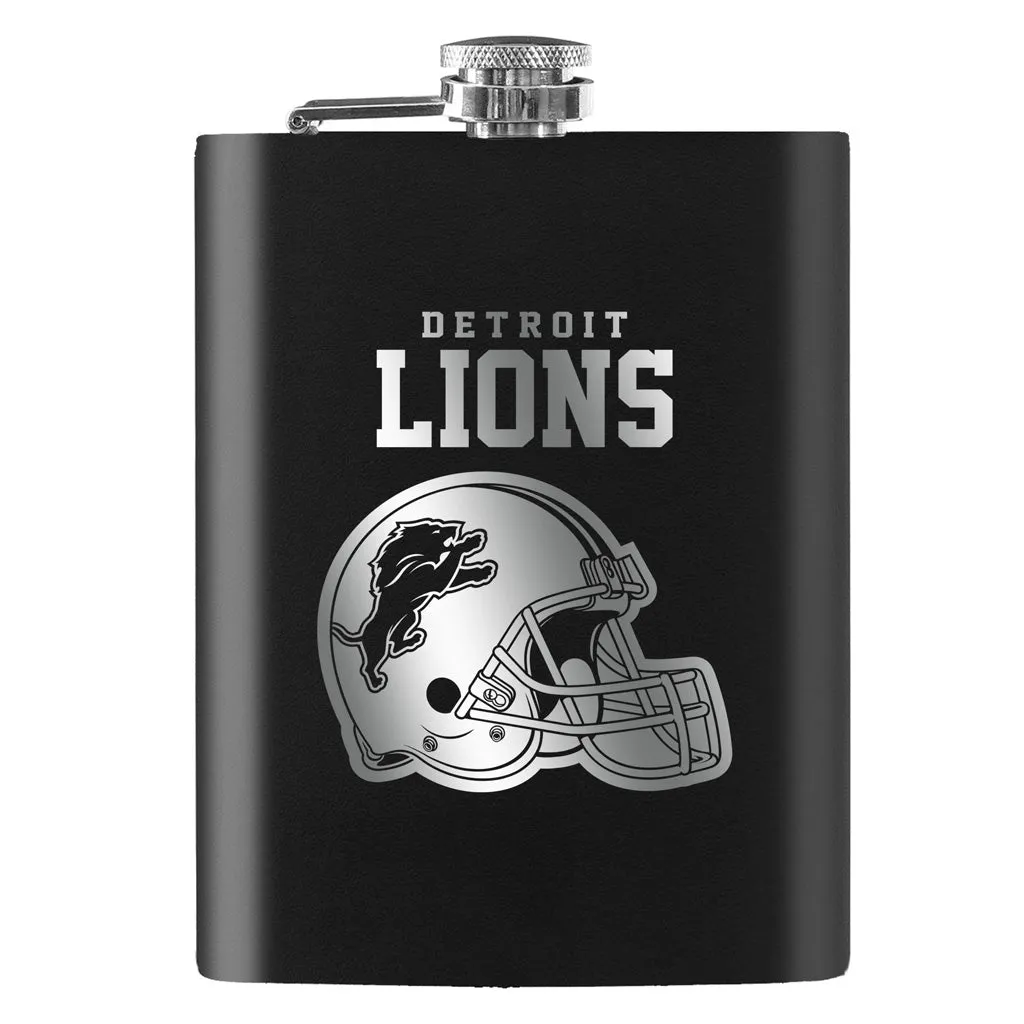 Detroit Lions Flask | Laser-Etched 8oz