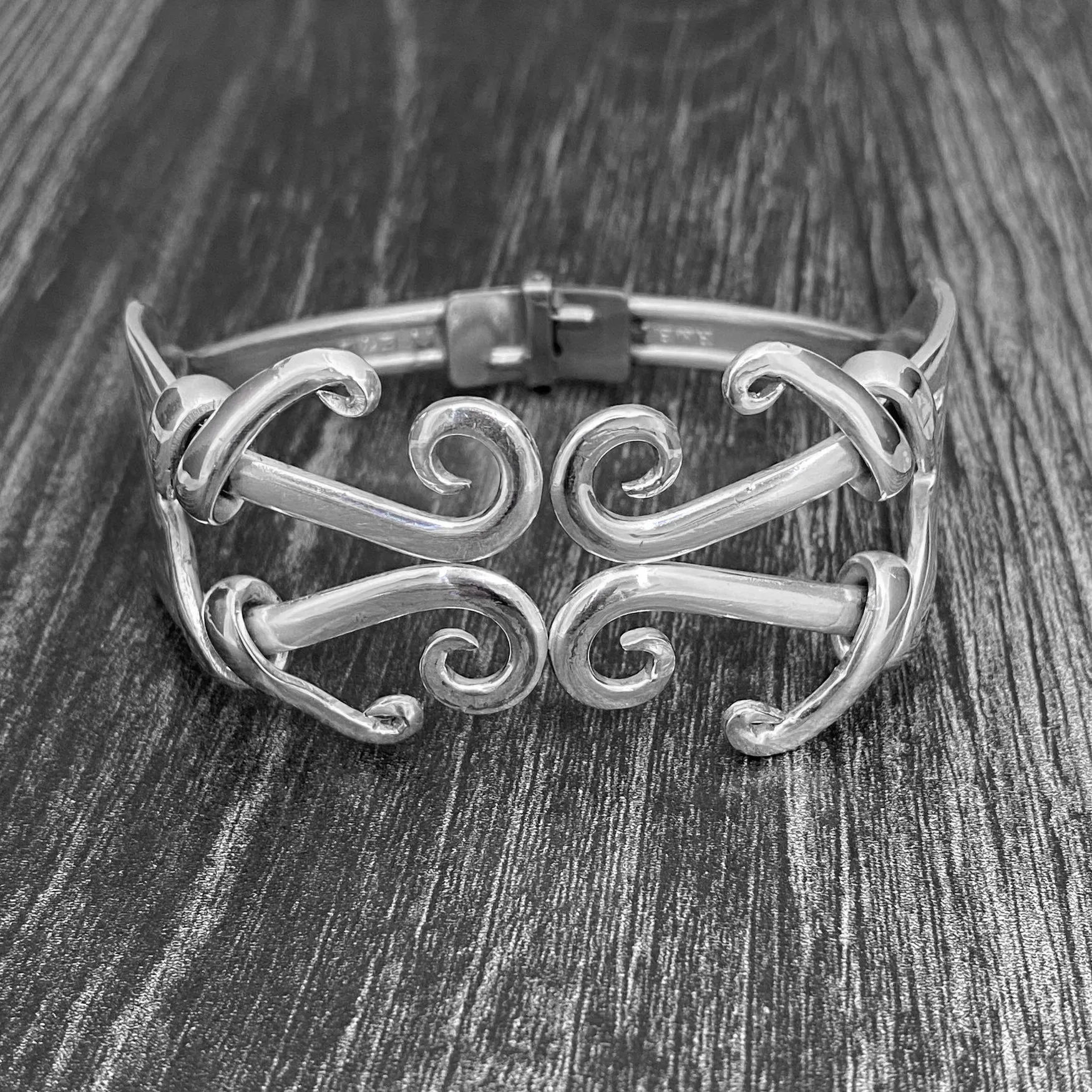 'Devoted' Double Fork Bracelet