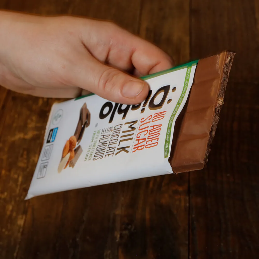 Diablo Chocolate Mixed - 5x75g. (No Added Sugar)