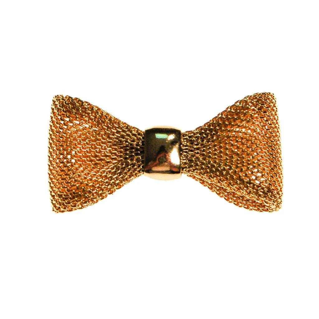 Diane von Furstenberg Gold Bow Pin