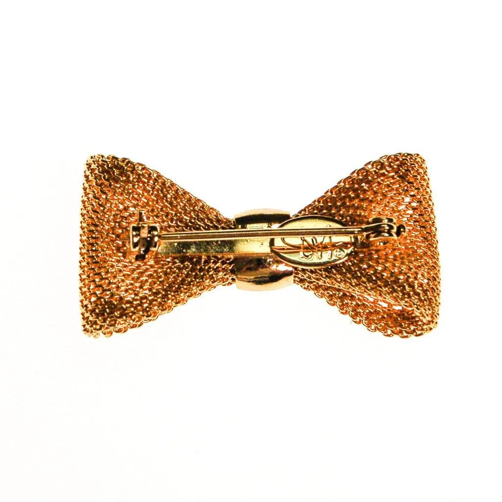 Diane von Furstenberg Gold Bow Pin