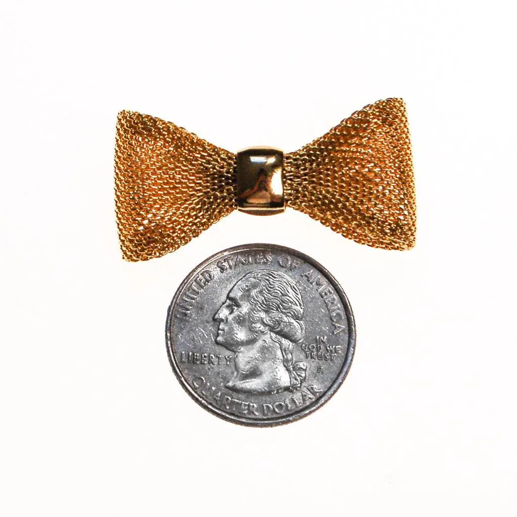 Diane von Furstenberg Gold Bow Pin