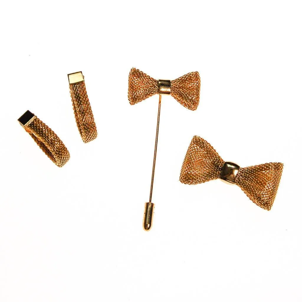Diane von Furstenberg Gold Bow Pin