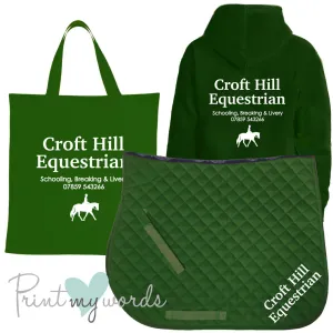 'Dolly' Ladies Personalised Matching Equestrian Set - Business Design