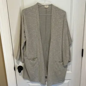 Donni Designer One Size Gray Cardigan
