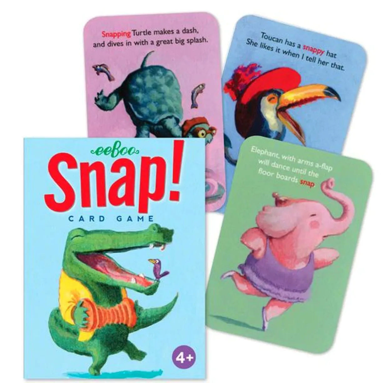 eeboo Snap! Card Game, Ages 4 