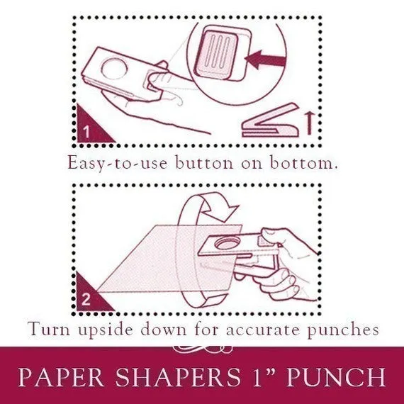 EK Tools Paper Shapers  25mm 1 Inch Circle Punch