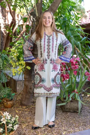 Elan Designer Lawn-Cotton Salwar Kameez Suit