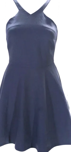 Elizabeth & James NY. (The Row) Dusty Eggplant Color V-Neck Sleeveless Mini Dress