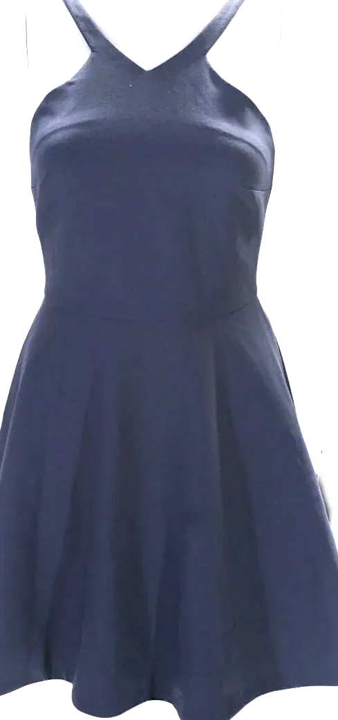 Elizabeth & James NY. (The Row) Dusty Eggplant Color V-Neck Sleeveless Mini Dress
