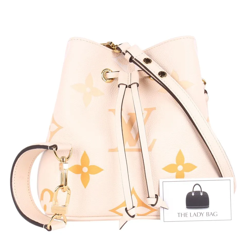 Empreinte Monogram Giant By The Pool Neonoe BB Cream Saffron Tote