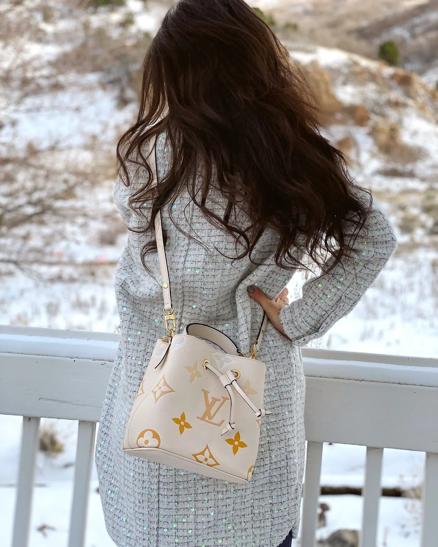 Empreinte Monogram Giant By The Pool Neonoe BB Cream Saffron Tote