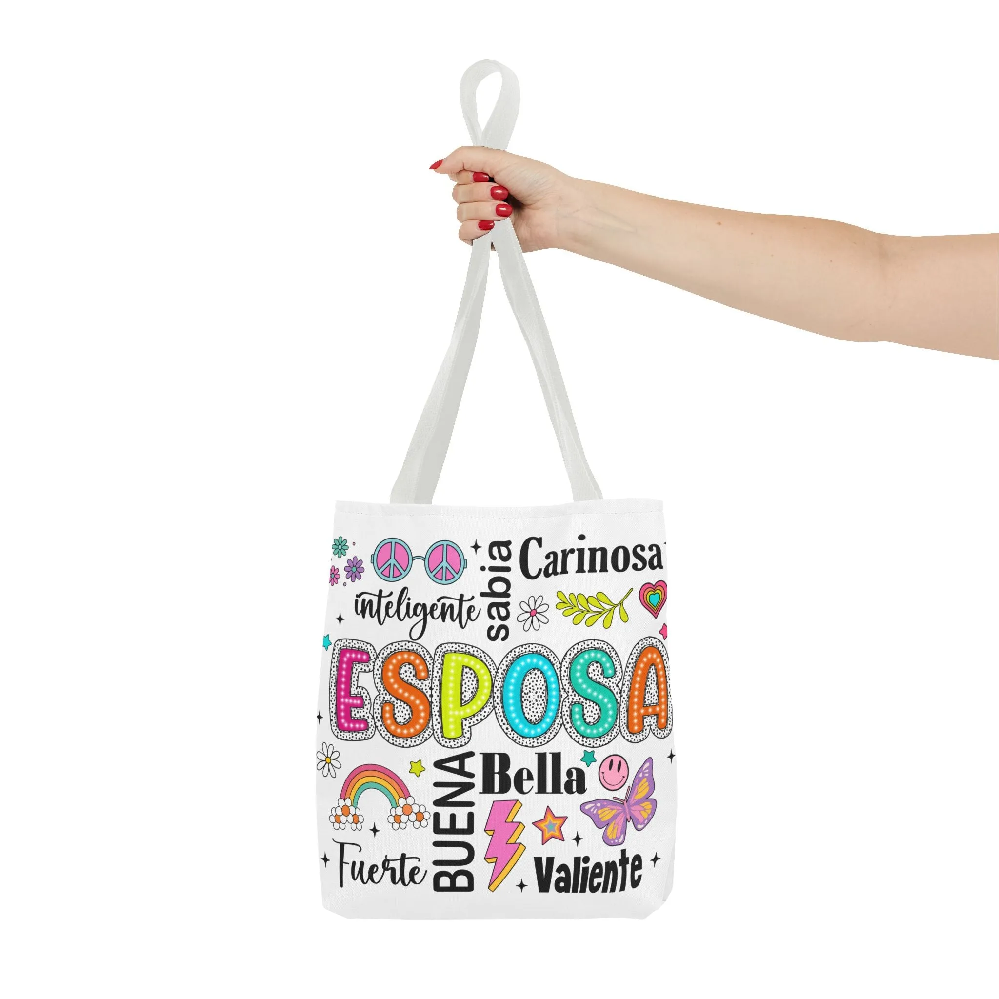 Esposa Inspirational Tote Bag for Wives, Gift for Her, Tote for Shopping, Beach Bag, Fun and Unique Handbag