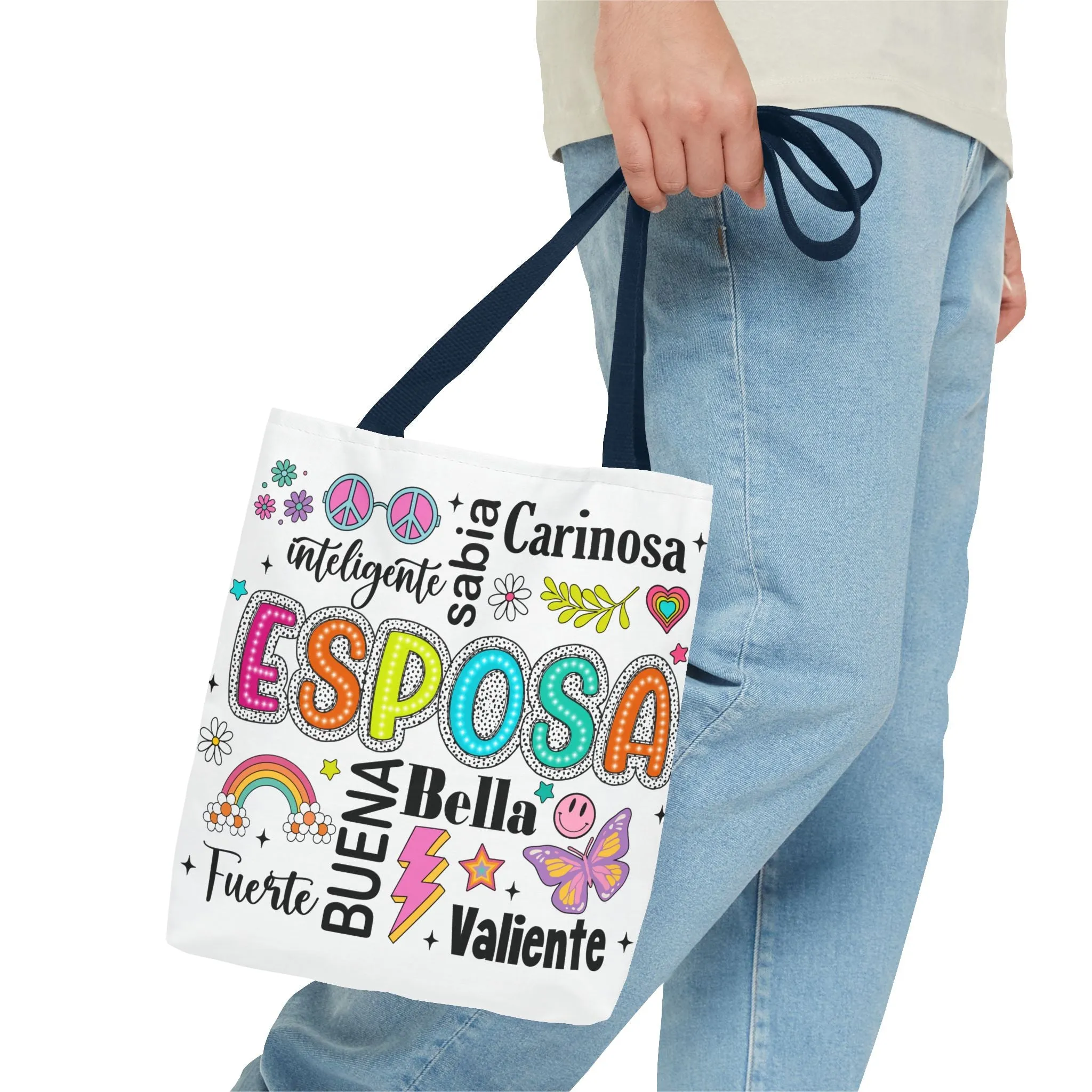 Esposa Inspirational Tote Bag for Wives, Gift for Her, Tote for Shopping, Beach Bag, Fun and Unique Handbag