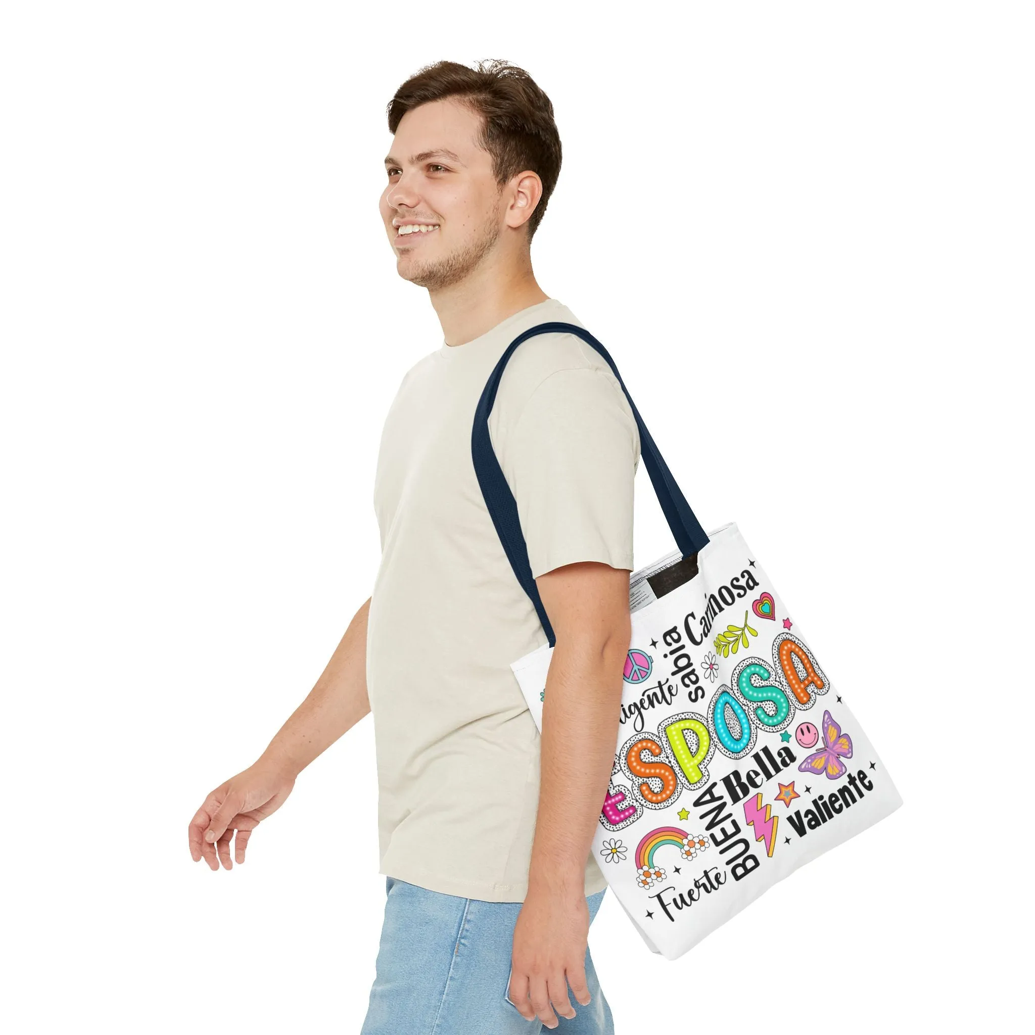 Esposa Inspirational Tote Bag for Wives, Gift for Her, Tote for Shopping, Beach Bag, Fun and Unique Handbag