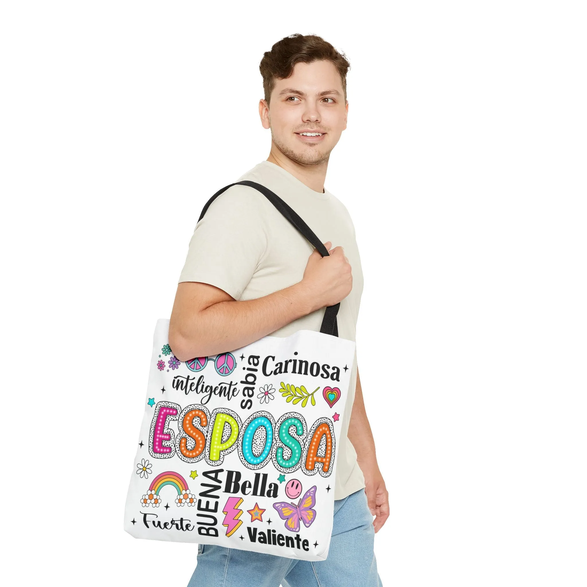 Esposa Inspirational Tote Bag for Wives, Gift for Her, Tote for Shopping, Beach Bag, Fun and Unique Handbag