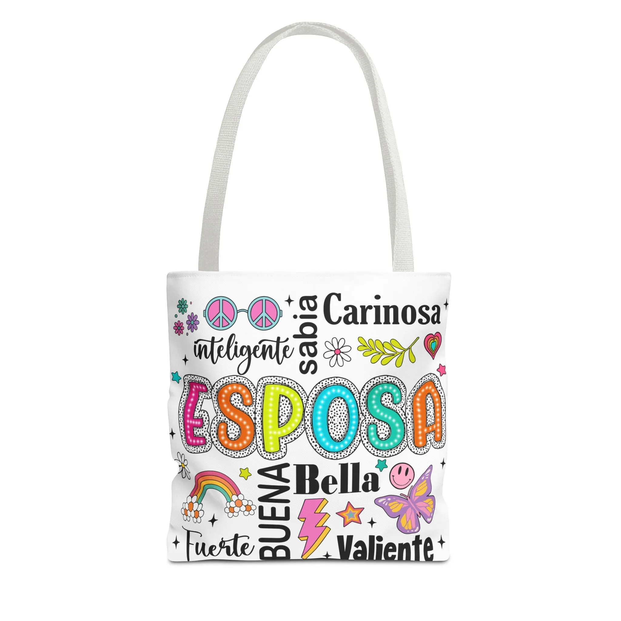 Esposa Inspirational Tote Bag for Wives, Gift for Her, Tote for Shopping, Beach Bag, Fun and Unique Handbag