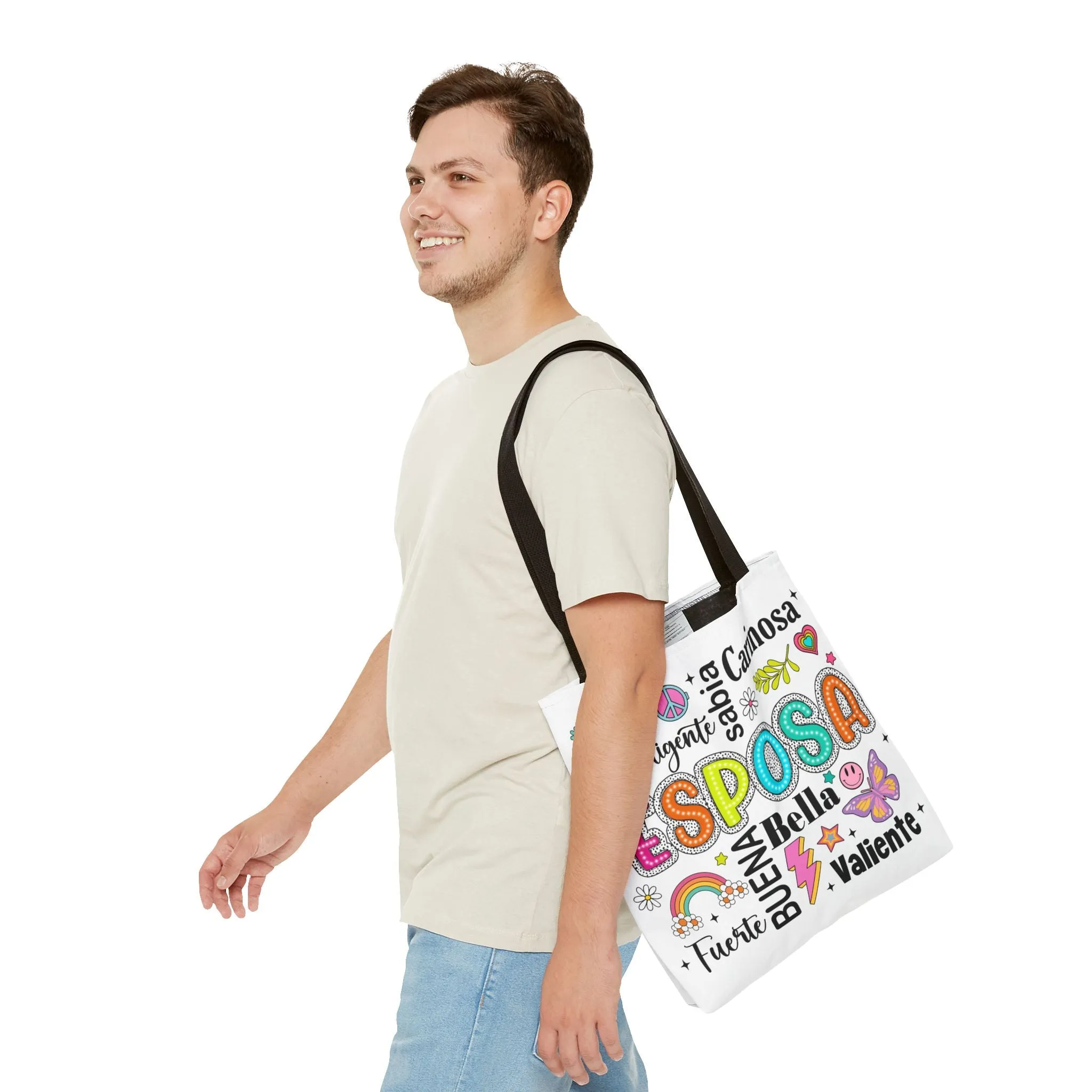 Esposa Inspirational Tote Bag for Wives, Gift for Her, Tote for Shopping, Beach Bag, Fun and Unique Handbag