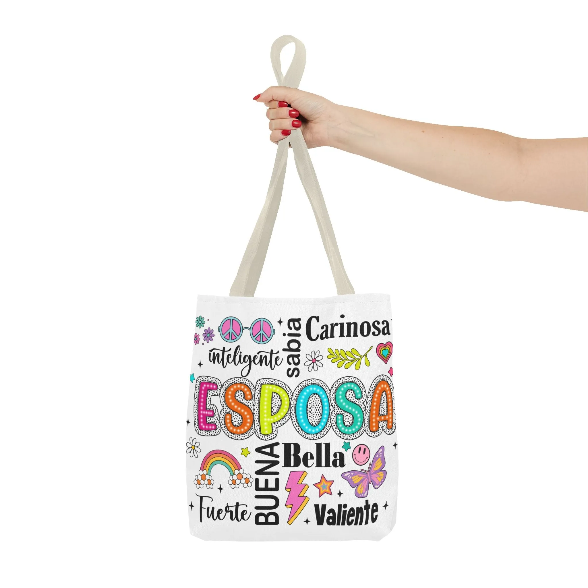 Esposa Inspirational Tote Bag for Wives, Gift for Her, Tote for Shopping, Beach Bag, Fun and Unique Handbag