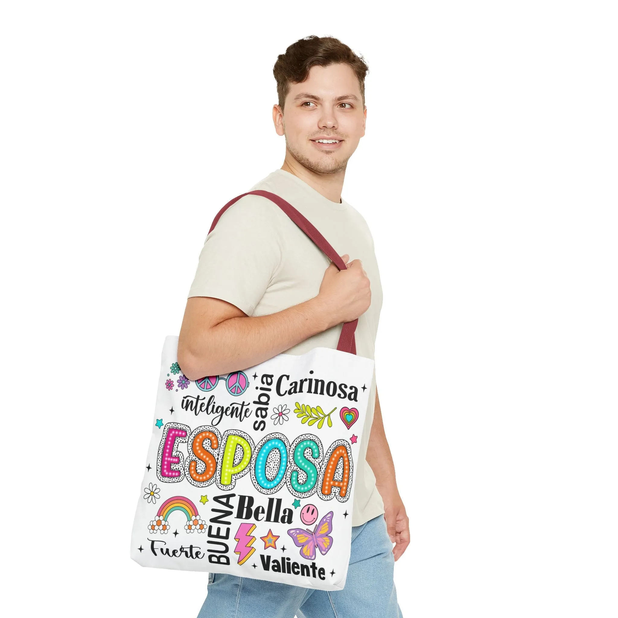Esposa Inspirational Tote Bag for Wives, Gift for Her, Tote for Shopping, Beach Bag, Fun and Unique Handbag