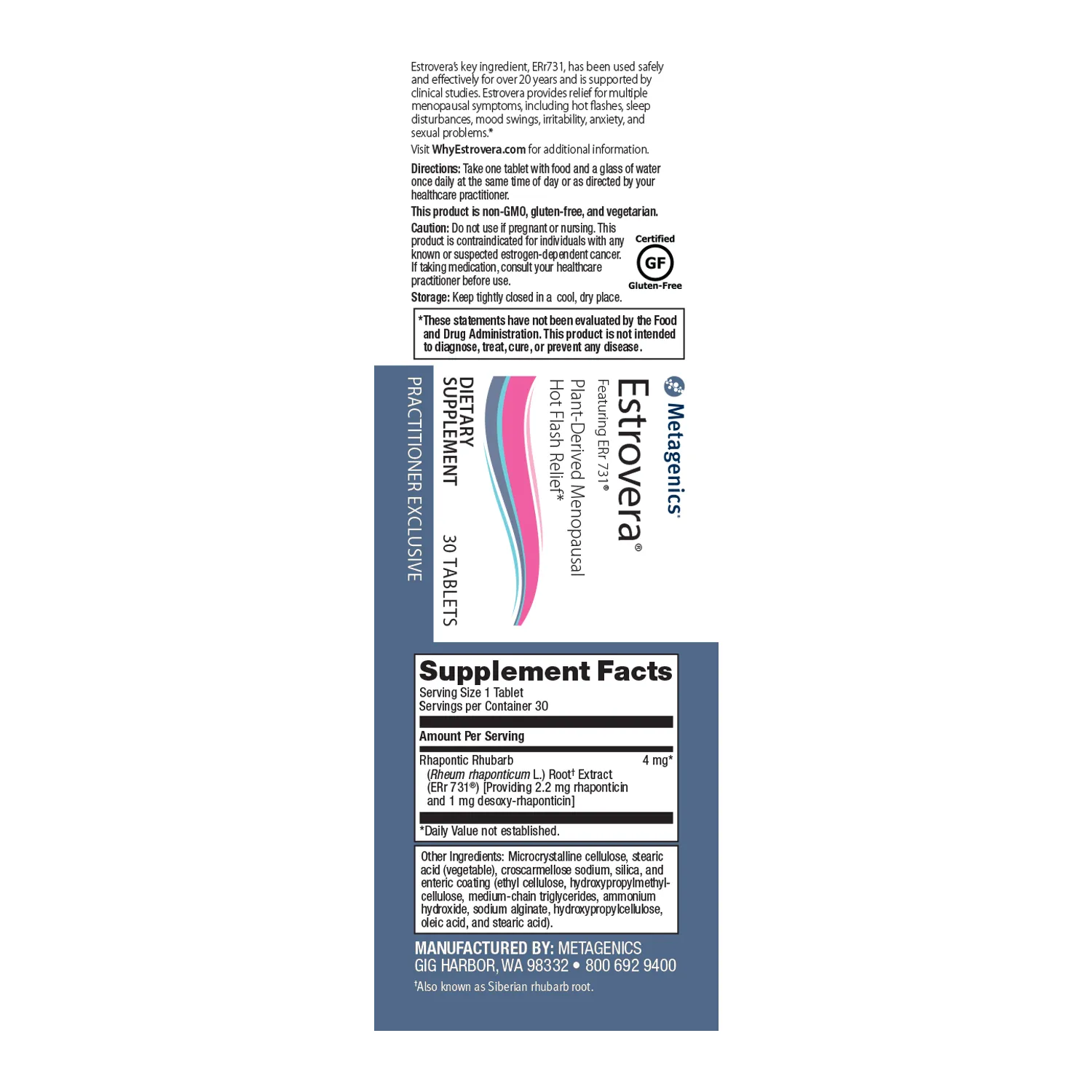 Estrovera® <br>Plant-Derived Menopausal Hot Flash Relief*