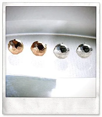 Facet Stud Earring Sterling Silver