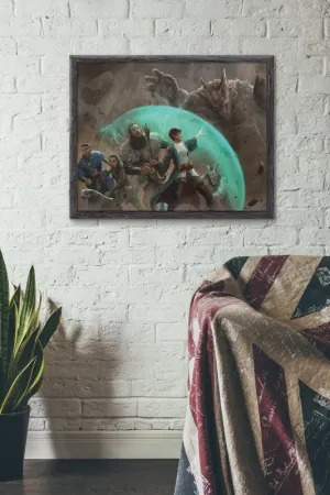 Falling Canvas Art