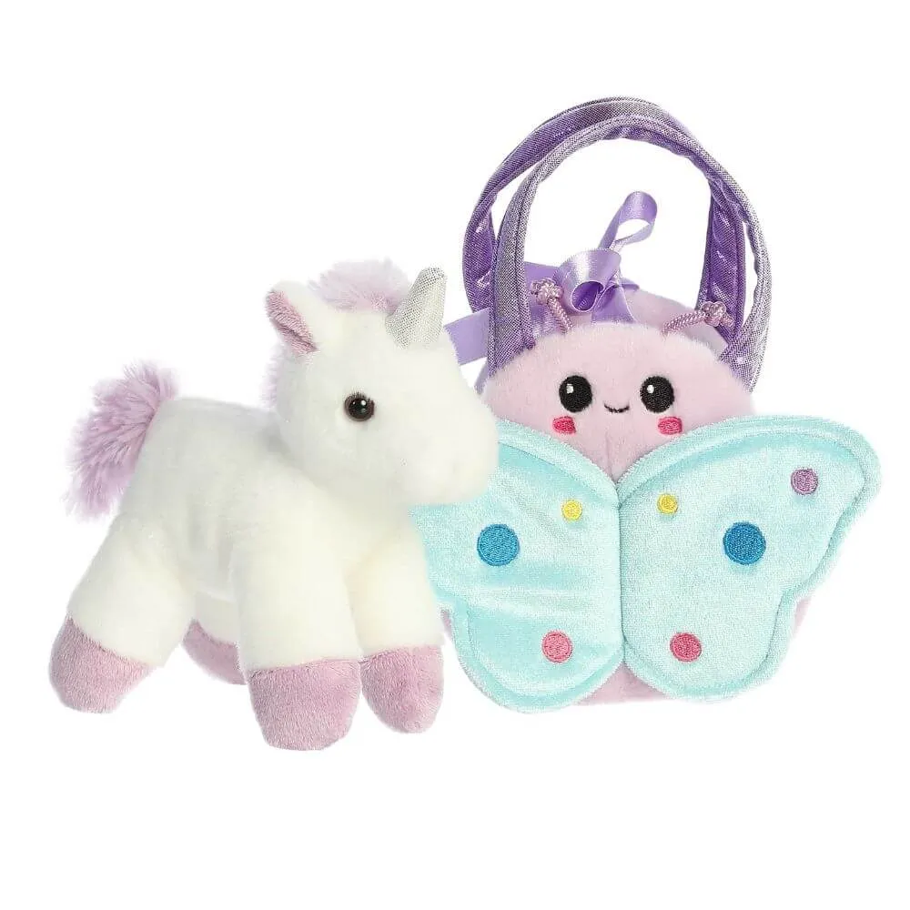 Fancy Pal Unicorn in Butterfly Bag