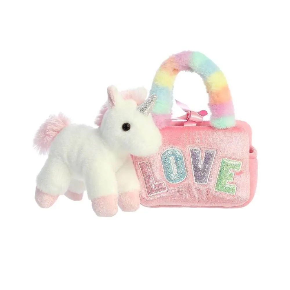 Fancy Pal Unicorn in Pink Love Bag