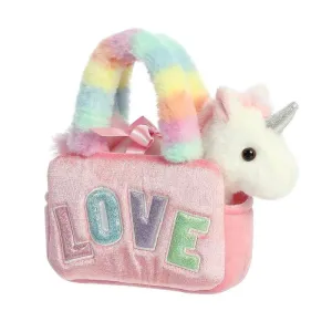 Fancy Pal Unicorn in Pink Love Bag